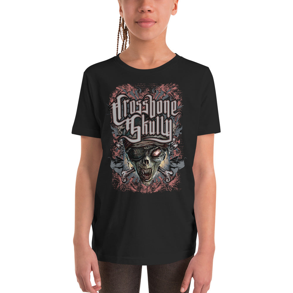 Skully Silver Youth Short Sleeve T-Shirt