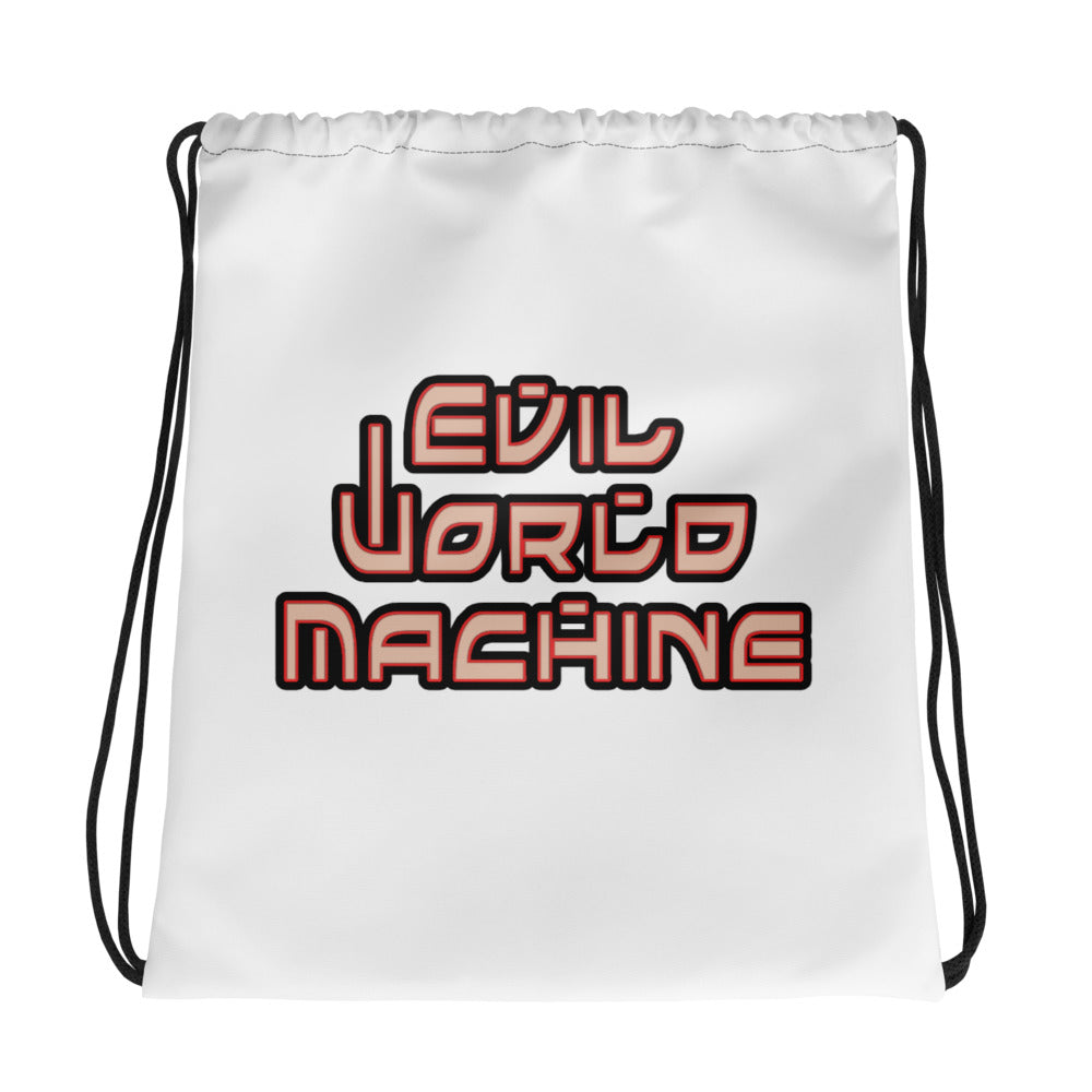 Skully Evil World Machine Drawstring bag