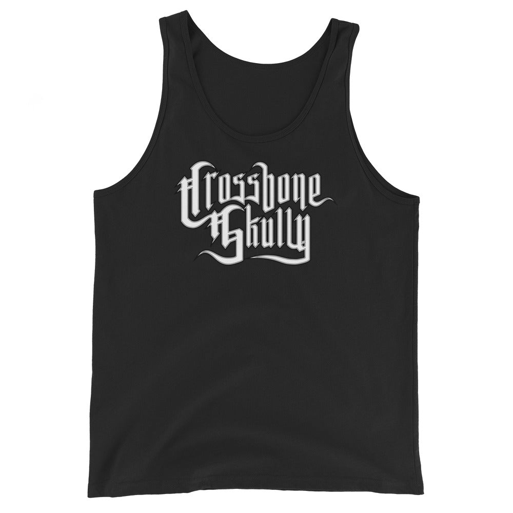 Skully White Logo Unisex Tank Top