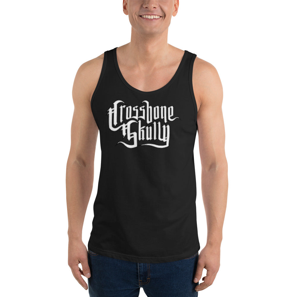 Skully White Logo Unisex Tank Top