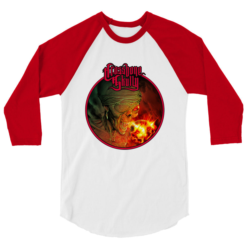 Skully Time Bot 3/4 Sleeve T-Shirt