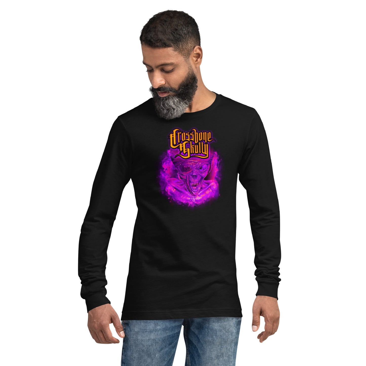 Skully Purple Haze Unisex Long Sleeve Tee