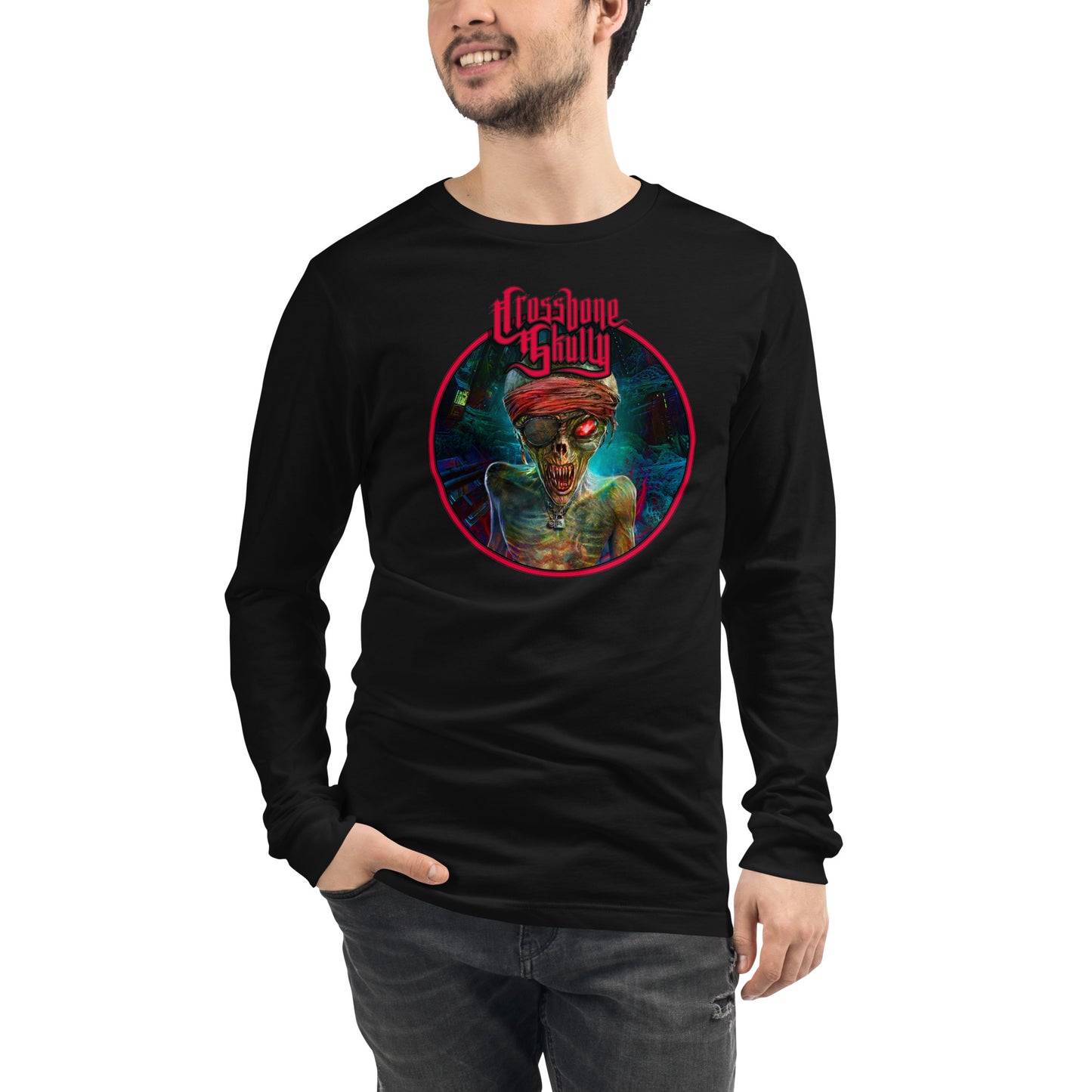 Skully Evil World Machine Unisex Long Sleeve Tee