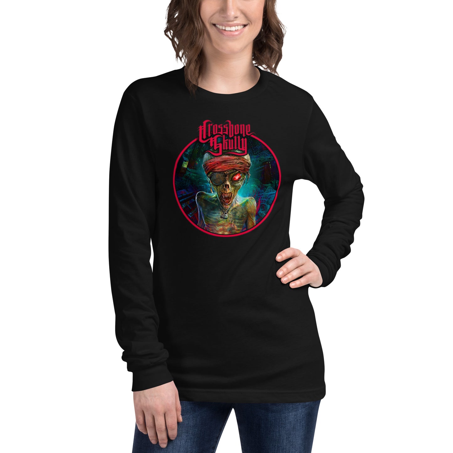 Skully Evil World Machine Unisex Long Sleeve Tee