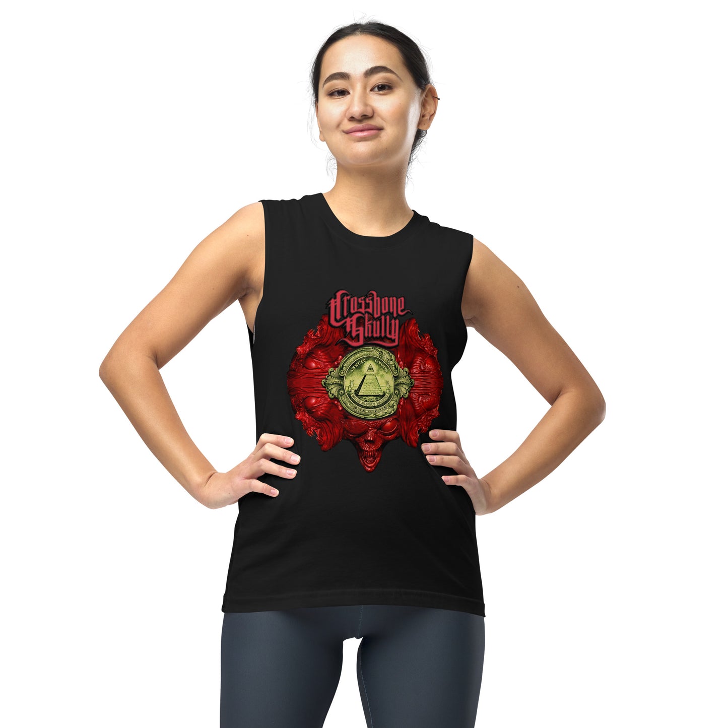 Skully Malus Mundus Machina Muscle Tank