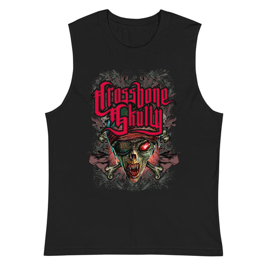 Skully Red Muscle Tank