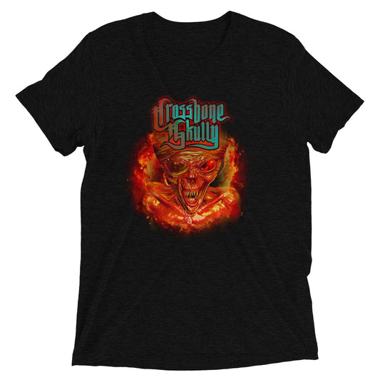 Skully Inferno Short Sleeve Unisex T-shirt