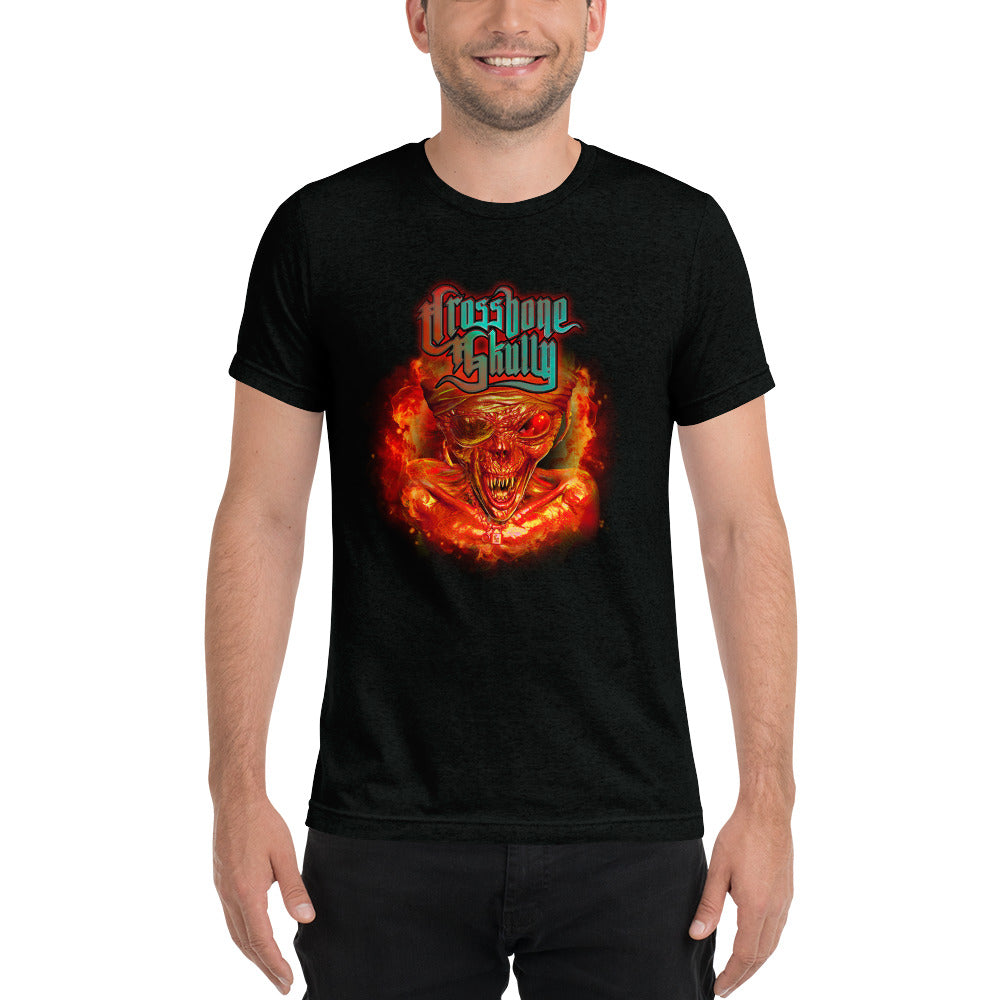 Skully Inferno Short Sleeve Unisex T-shirt