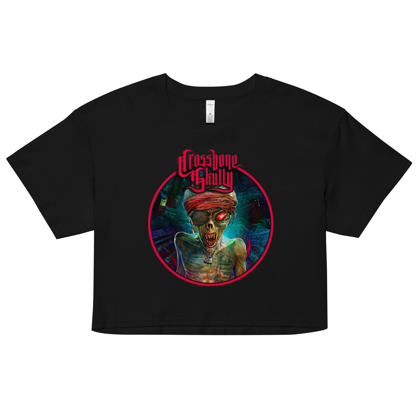 Evil World Machine Crop Top T-Shirt