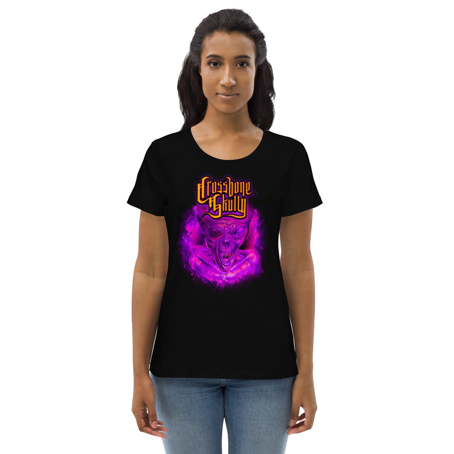 Skully Purple Haze Women's fitted Eco Tee